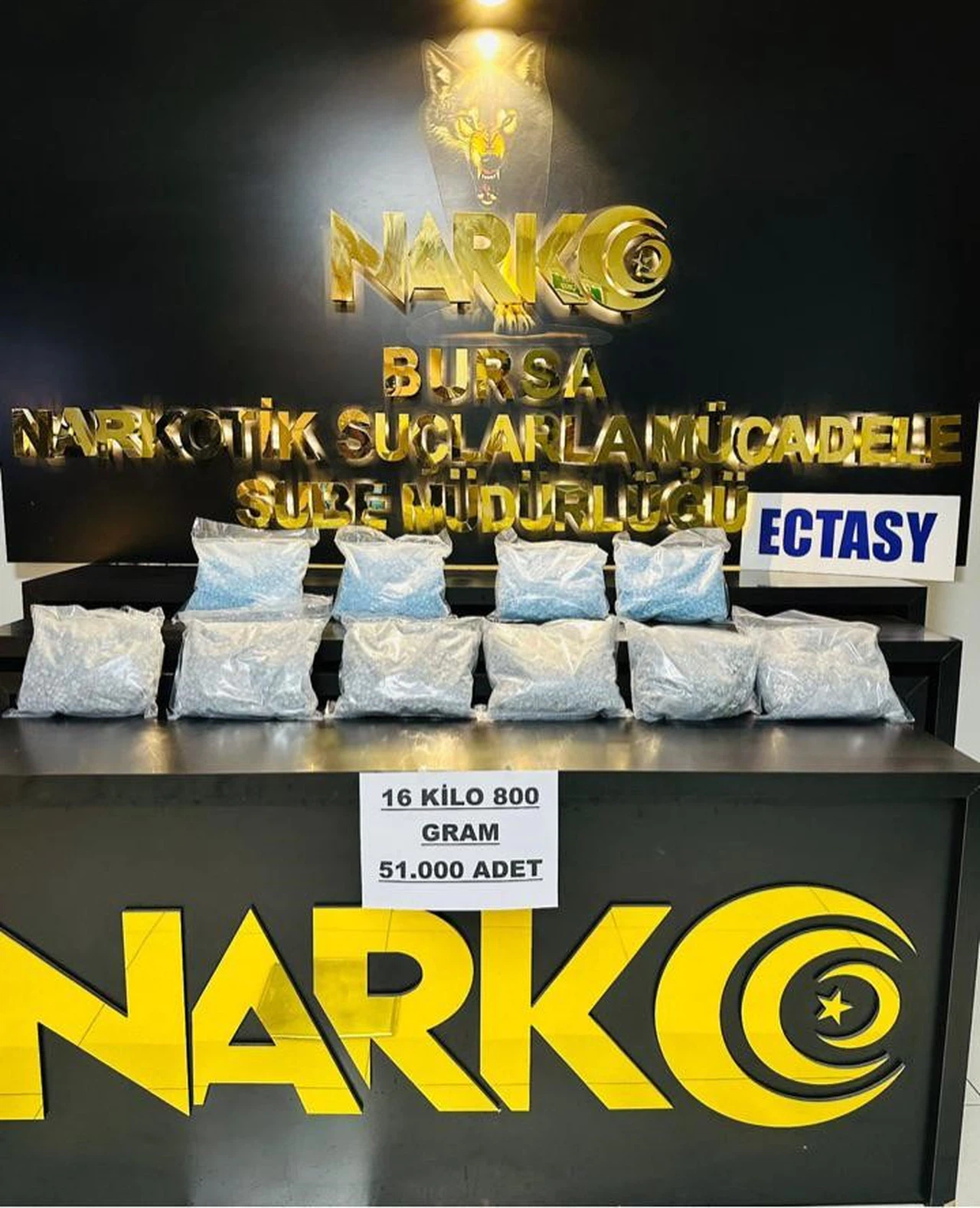 Bursa’da rekor yakalama: 51 bin adet hap ele geçirildi!