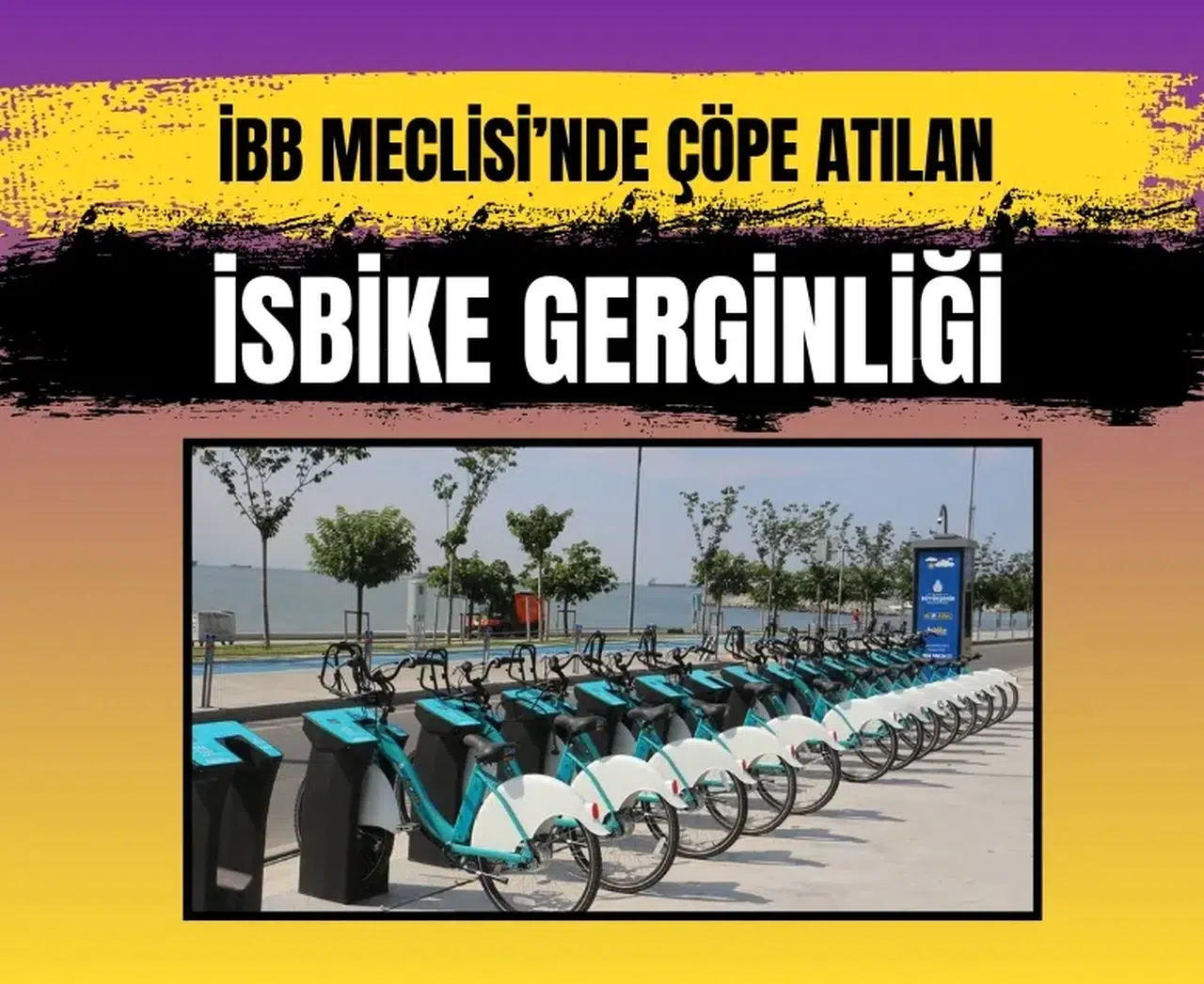 İBB Meclisi’nde çöpe atılan İSBİKE bisikletleri gerginliği