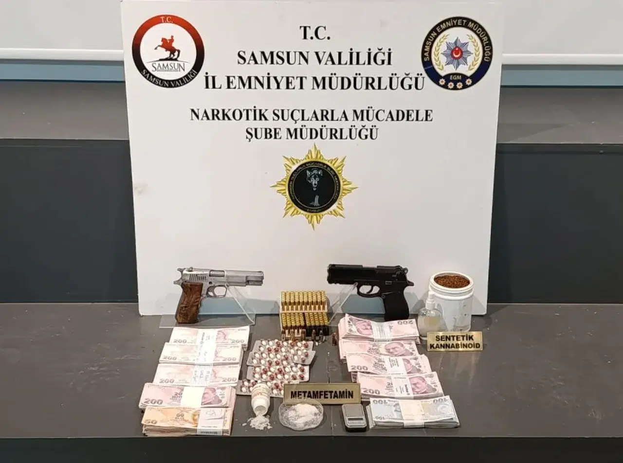Eş zamanlı baskınlar! Samsun’da uyuşturucu şebekesine darbe