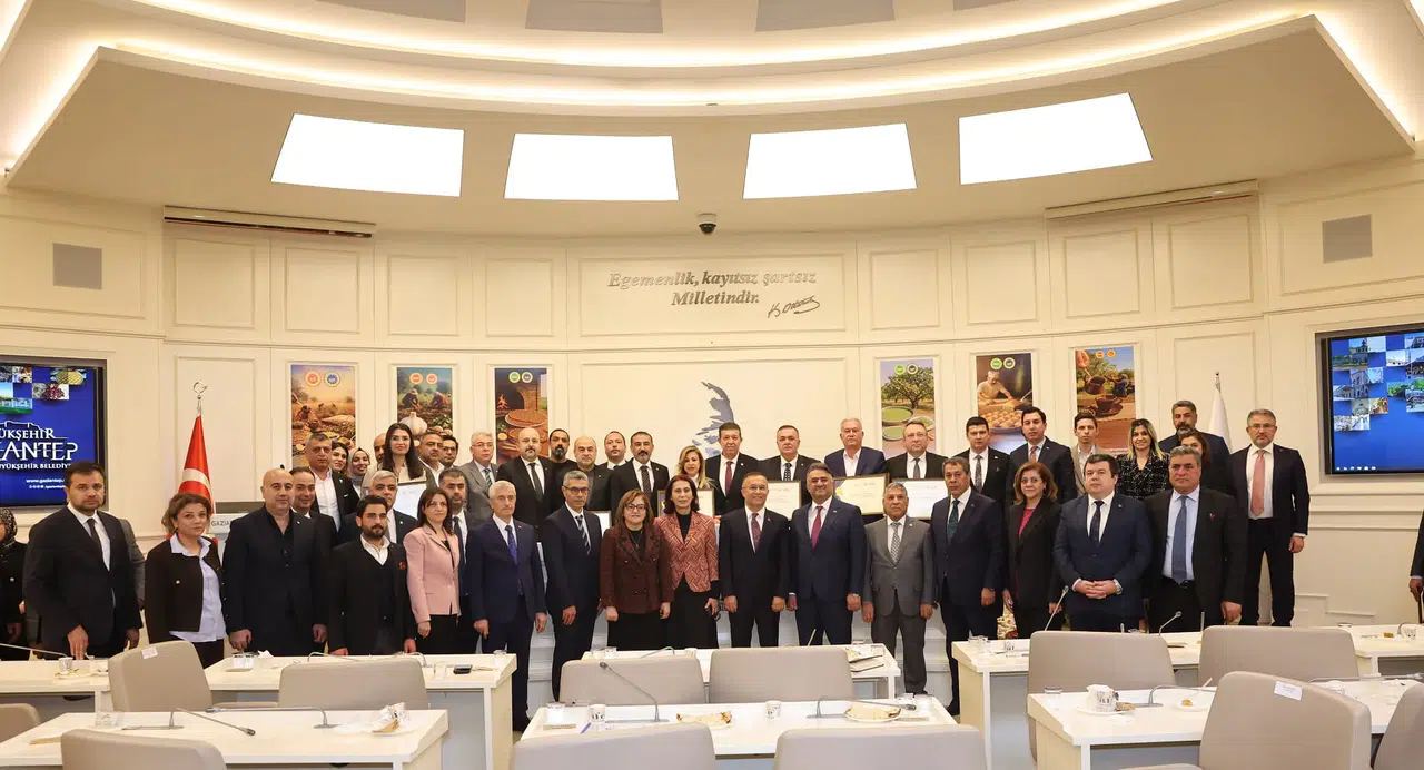 Coğrafi işaretin başkenti Gaziantep’te emek verenlere anlamlı teşekkür