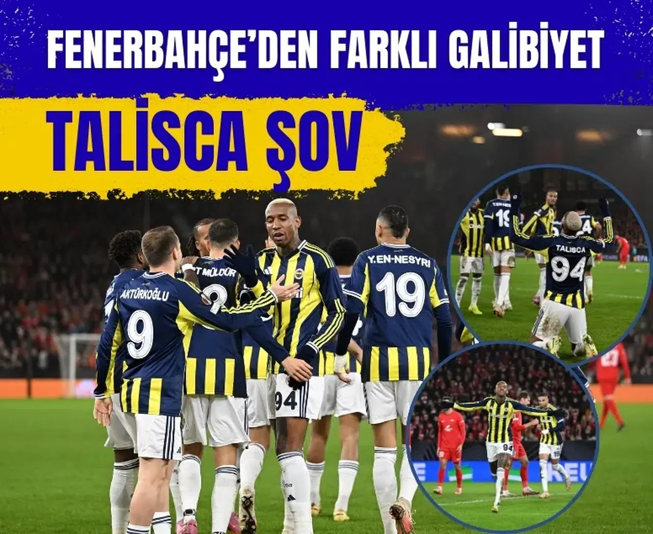 Fenerbahçe'den Brann'a dörtlü tarife! Talisca'dan gol şov