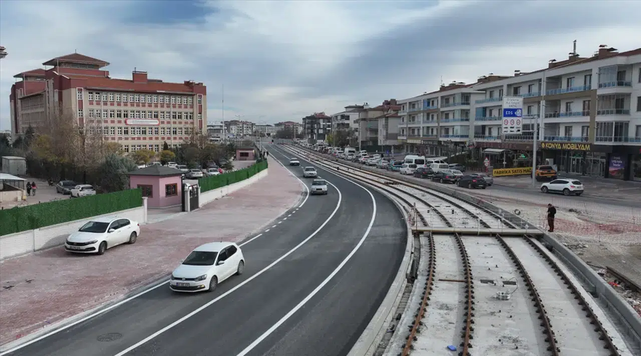 Konya’da raylı ulaşımda yeni adım: Adliye–Şehir Hastanesi Hattı tamamlanmak üzere
