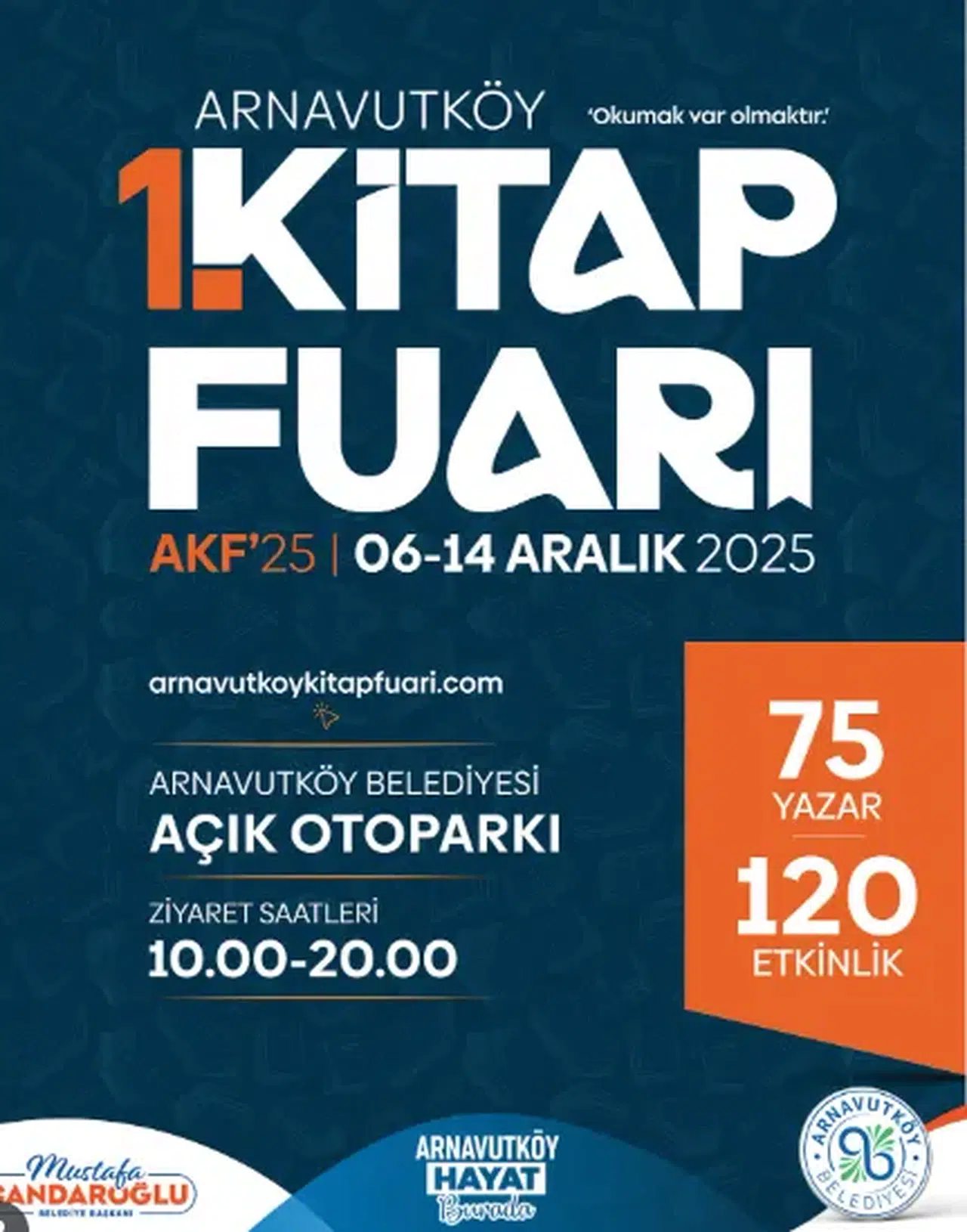 Arnavutköy’de Kitap Fuarı heyecanı: Yazarlar okurlarla buluşuyor!