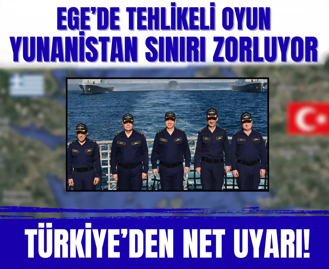 Ege’de tehlikeli oyun, Yunanistan sınırı zorluyor: Türkiye’den net uyarı!