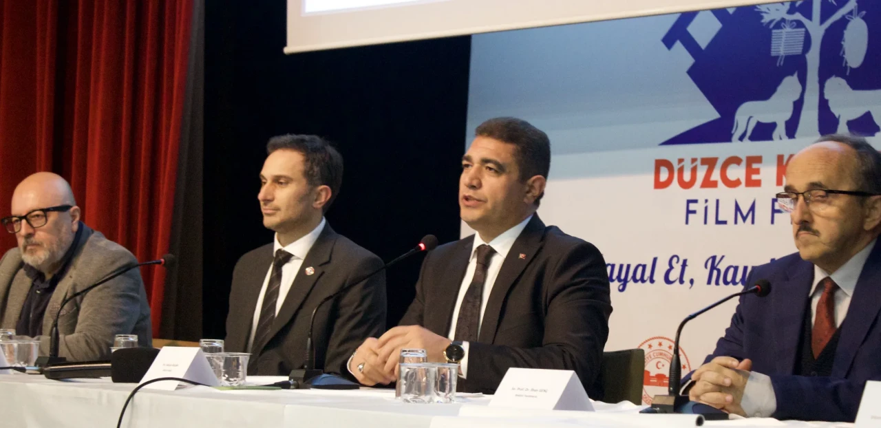 Düzce Konuralp Film Festivali basın tanıtım toplantısı Düzce'de yapıldı