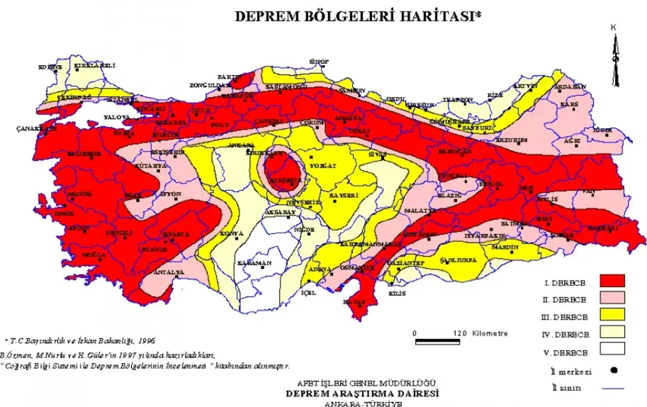 GÜNCEL MTA Türkiye Fay Haritası 2025 || Hangi İl ve İlçelerde Evinin Altından Fay Geçtiğini Görüntüle!