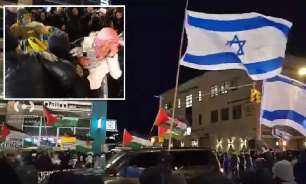 Filistin destekçileri Yahudi mahallelerini bastı: “Bugün kaç çocuk öldürdünüz!”