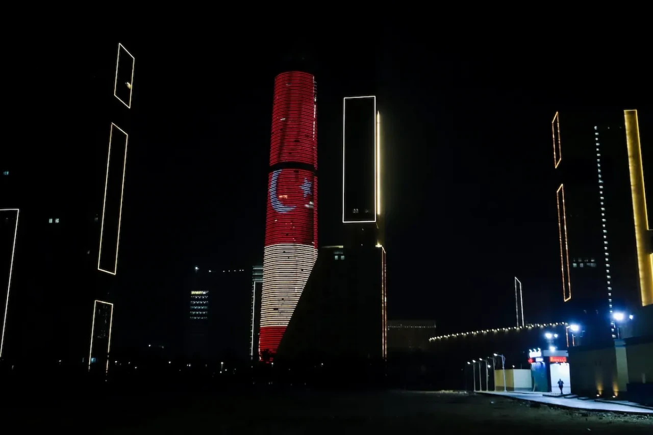 Mısır’da Türk bayrağı dalgalandı