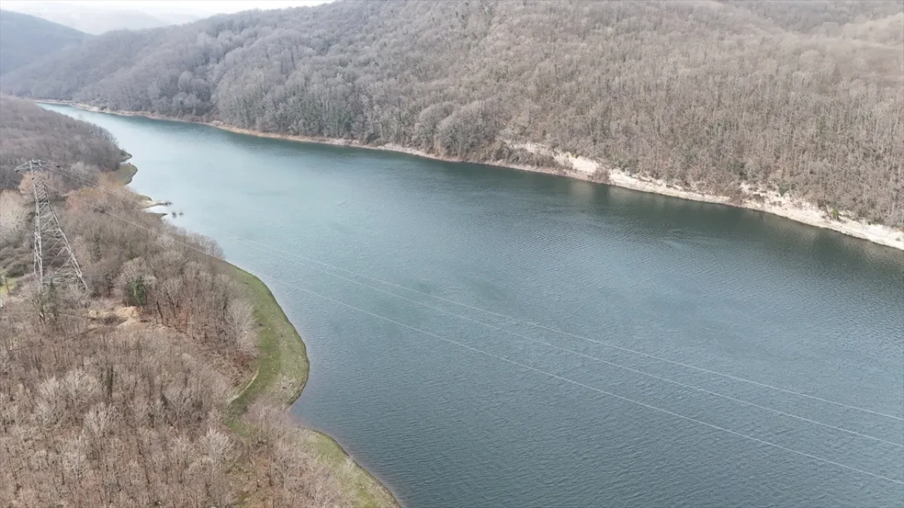 Kazandere Barajı'nın doluluk oranı kar yağışıyla yükseldi