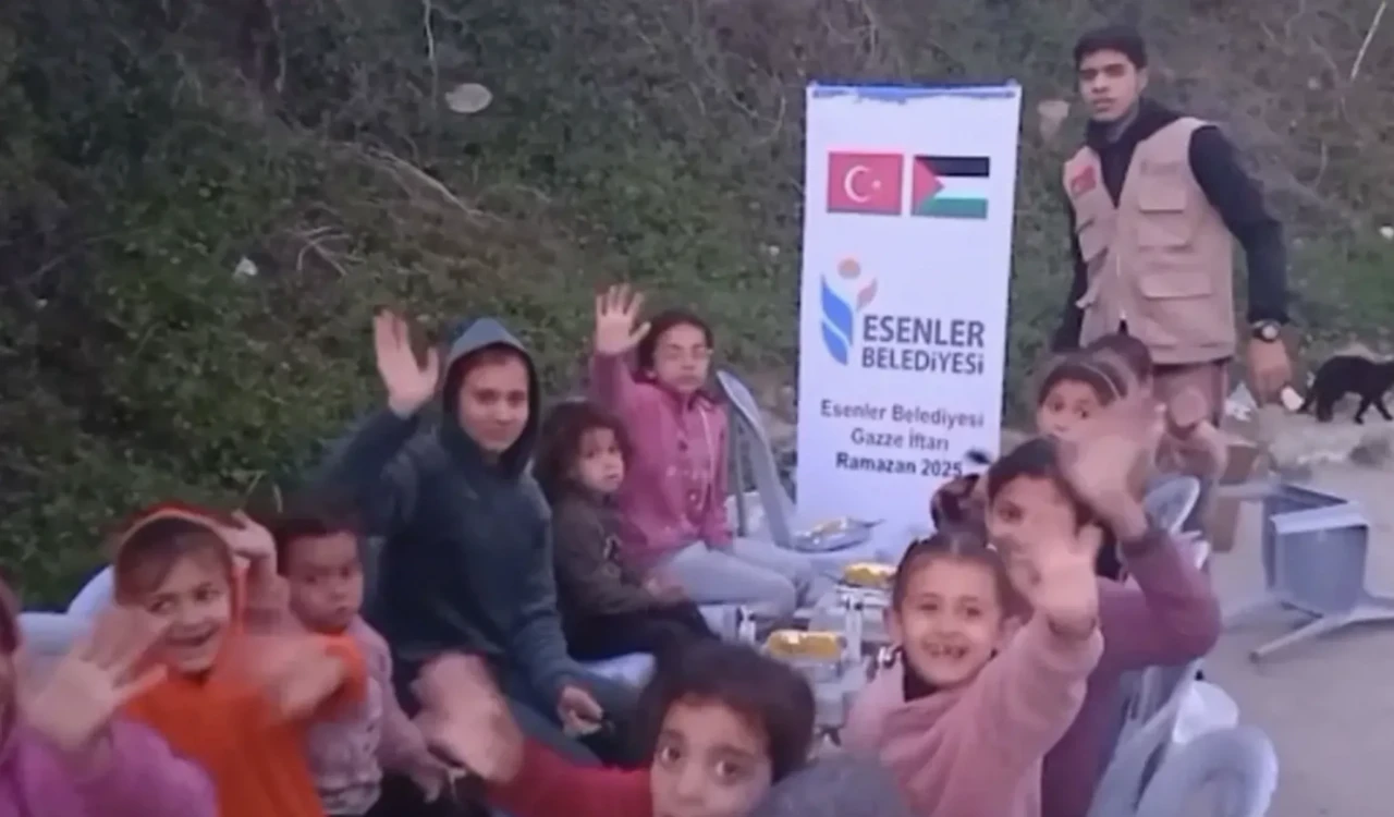 Ramazan Bereketi Gazze’de: Esenler Belediyesi’nden Çocuklara İftar