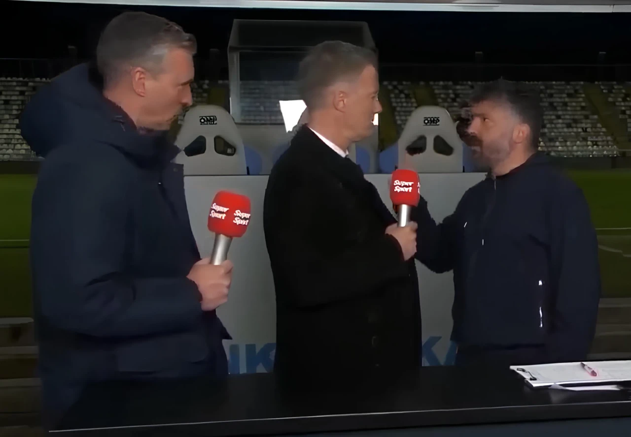 Gennaro Gattuso Canlı Yayında Terör Estirdi! 3-0 Mağlup Olan Teknik Adam Öfkesine Hakim Olamadı