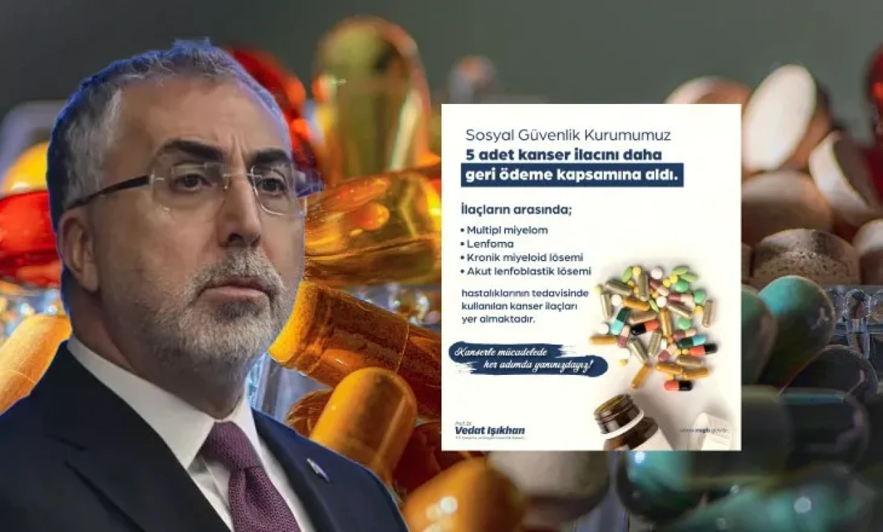 Kanser tedavisinde müjde! SGK 5 ilacı daha karşılayacak