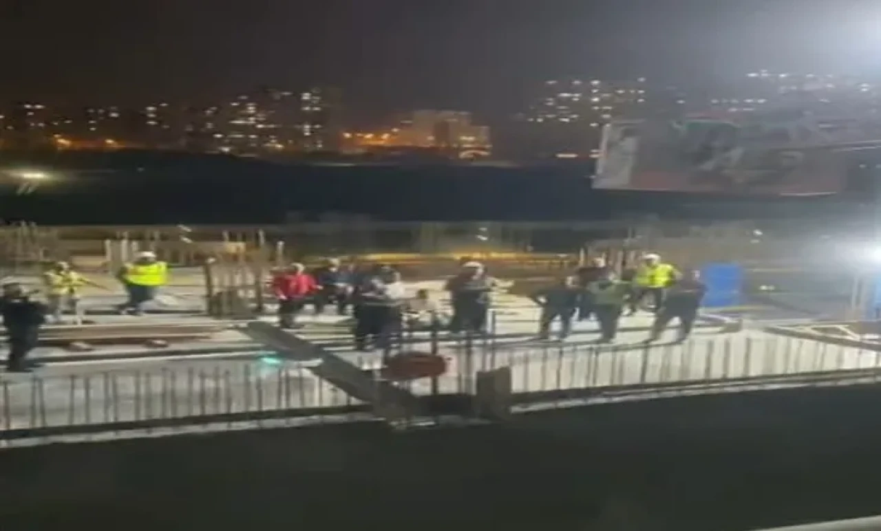 İnşaatta Can Pazarı! Elektrik Akımına Kapılan Genç İşçi Son Anda Kurtarıldı