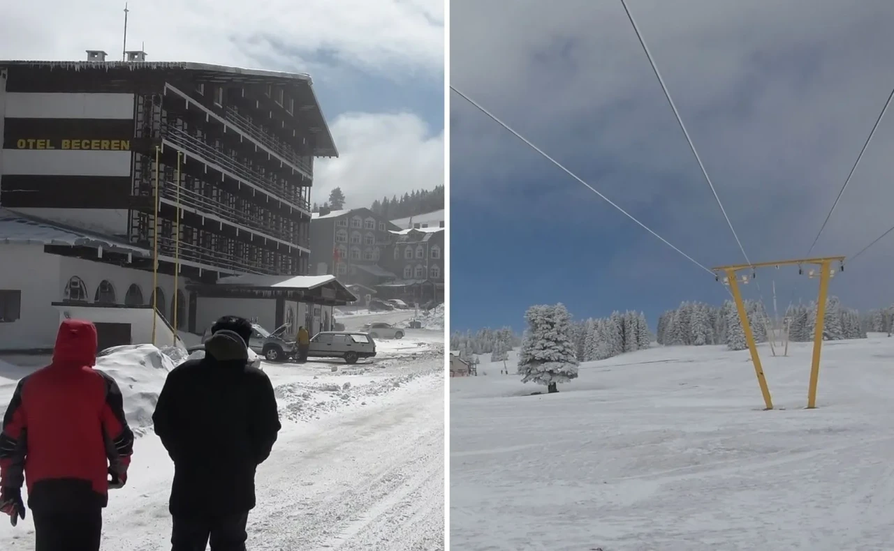 Uludağ’da Kar Kalınlığı 58 Santim Oldu Ama Kimse Kaymıyor!