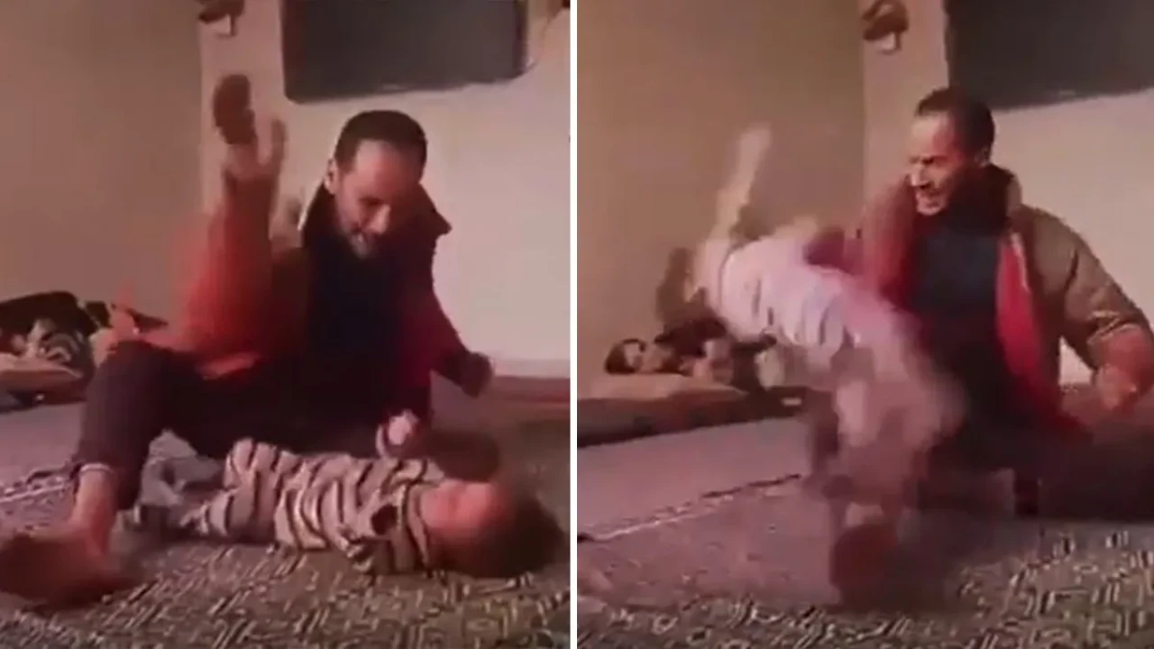 Baba Değil Canavar! 2 Yaşındaki Kızına Şiddet Uygulayan Adam Tutuklandı