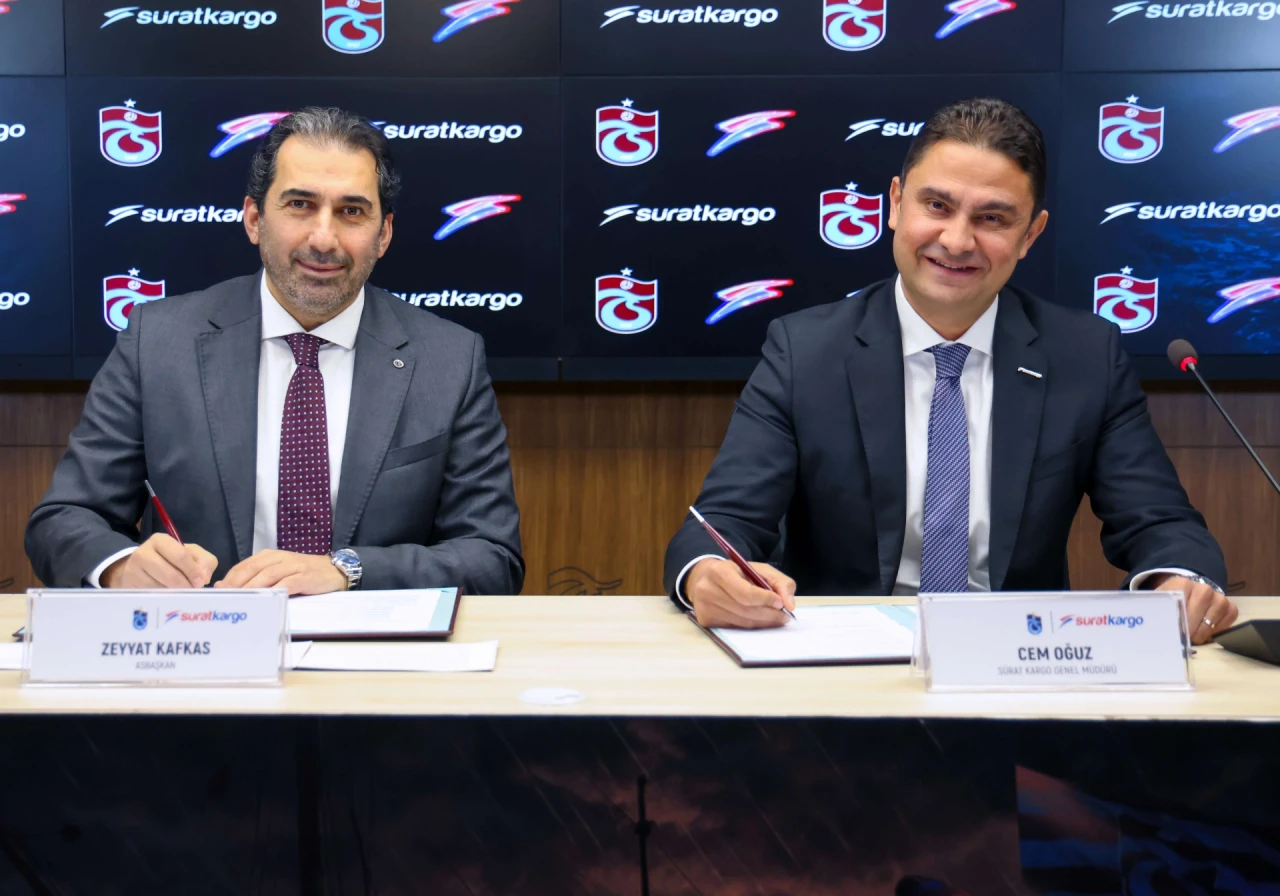Trabzonspor ve Sürat Kargo'dan Güçlü Ortaklık: Trabzonspor’un Resmi Kargo Taşıma Sponsoru Sürat Kargo Oldu