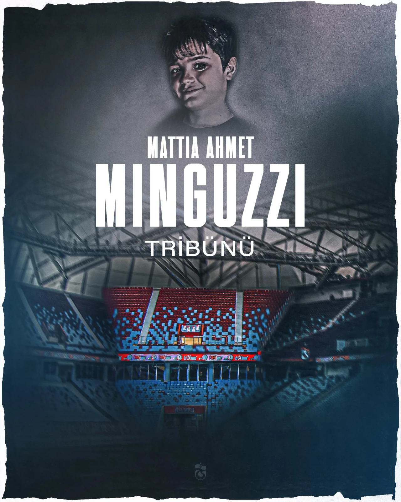 Trabzonspor’dan Mattia Ahmet Minguzzi’ye Vefa:  "Fırtına" Tribününün İsmi "Mattia Ahmet Minguzzi Tribünü" Olarak Değiştirildi