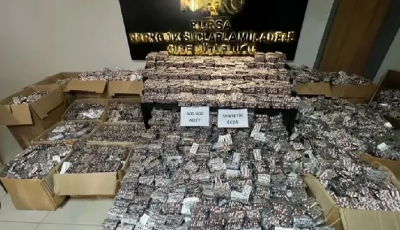 Bursa’da Zehir Operasyonu: 540 Tutuklama, Tonlarca Madde