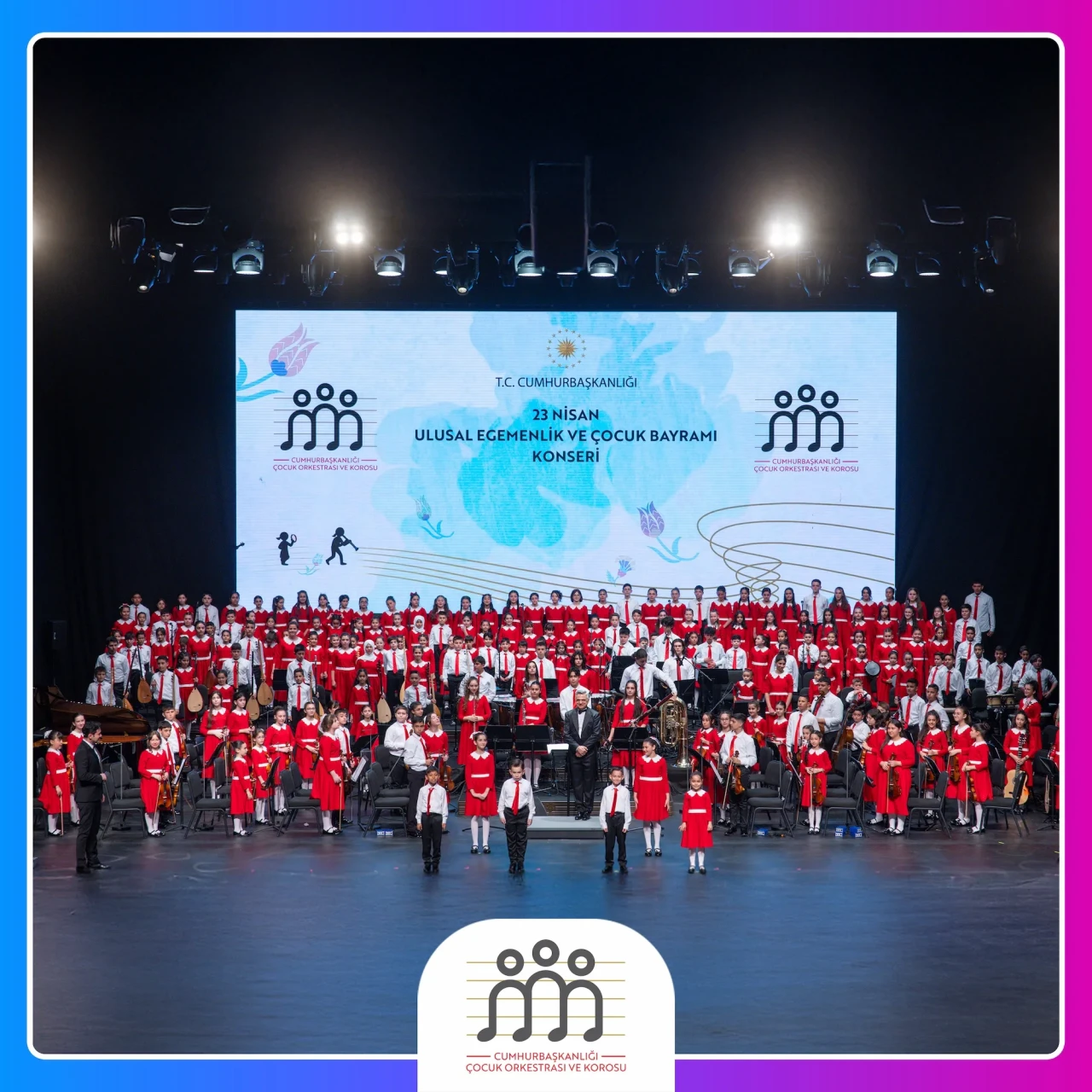 23 Nisan'ın En Anlamlı Sesi: Cumhurbaşkanlığı Çocuk Orkestrası Muud’da!