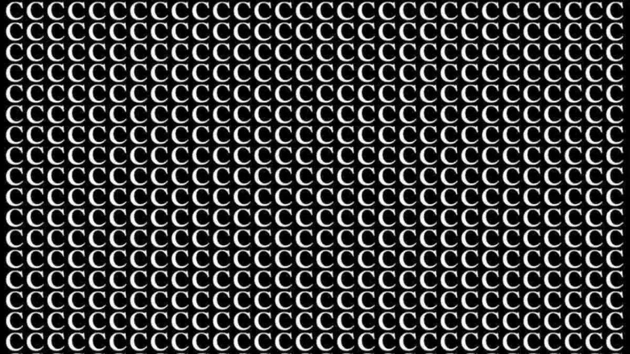 5 saniyede yüzlerce C harfi içinde G harfi görenler Şahin gözlerine sahip