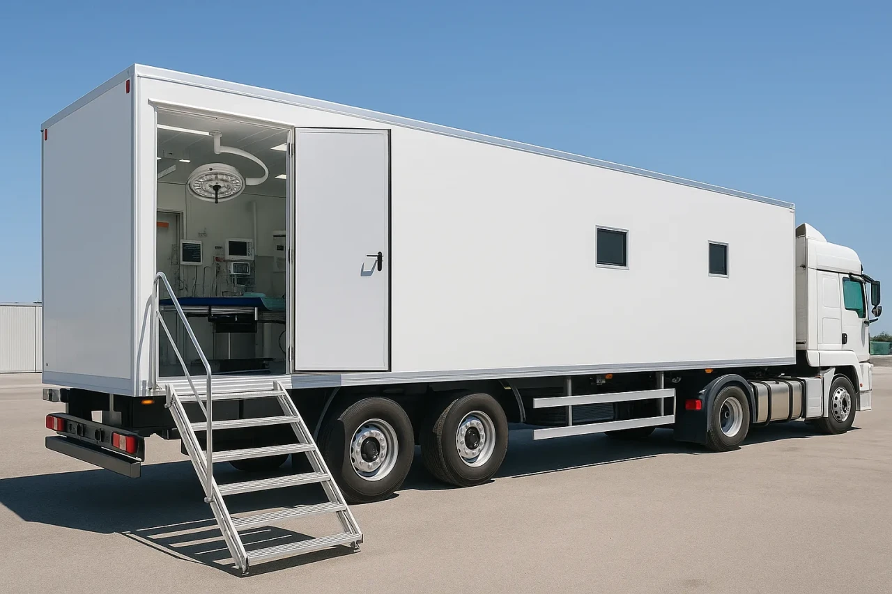 Bodrum'da Türkiye'nin İlk Mobil Klinik Aracı: Yoğun Bakım ve Ameliyathanelerle Donatıldı!