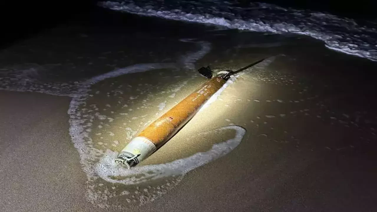 Sakarya Sahilinde Şüpheli Cisim Alarmı! Roket Motoru Çıktı