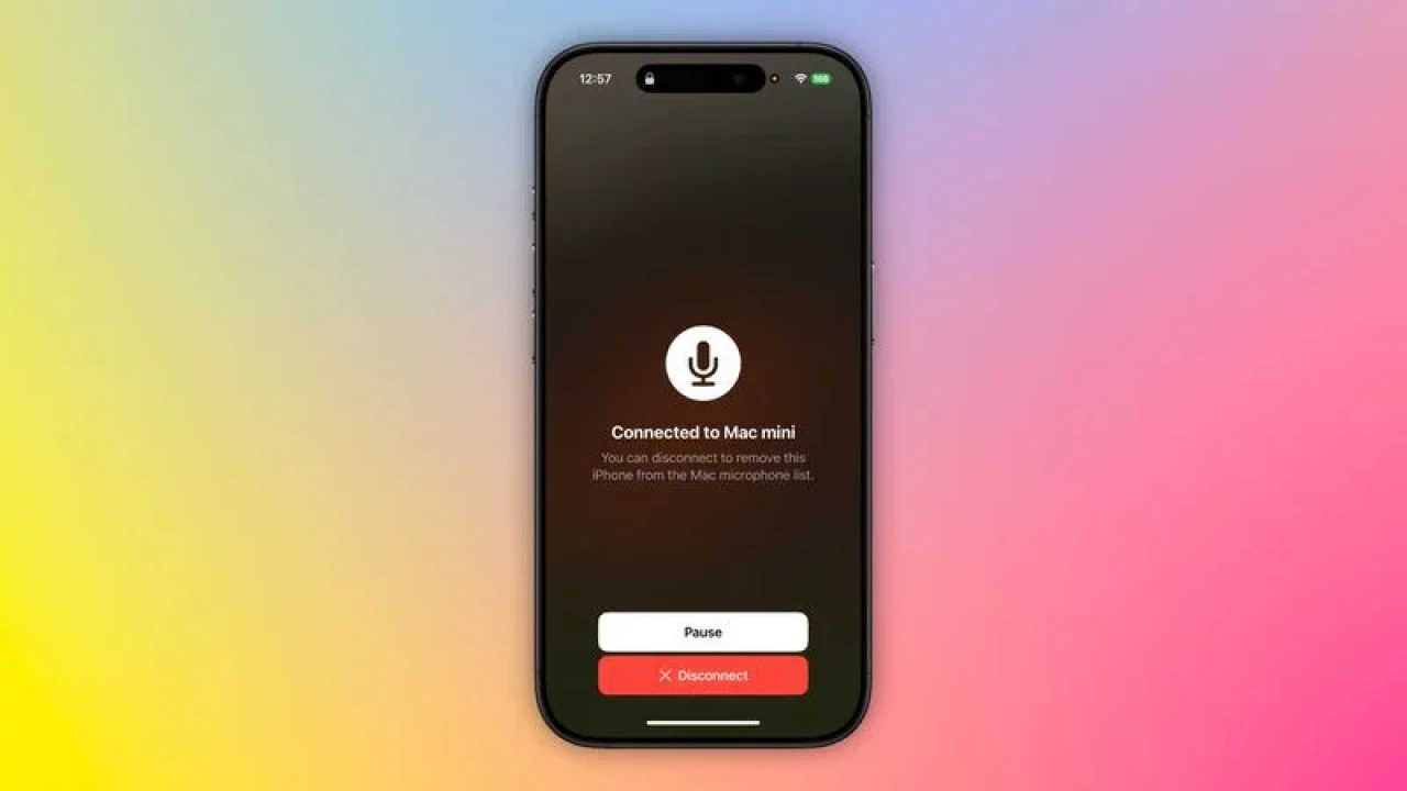 iPhone'unuzu Mac'inizin Mikrofonu Olarak Kullanın