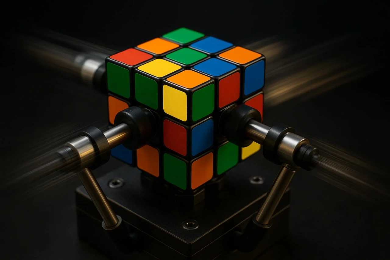 Rubik Küpünü 0,1 Saniyede Çözen Robot: Guinness Dünya Rekorunu Kırdı!