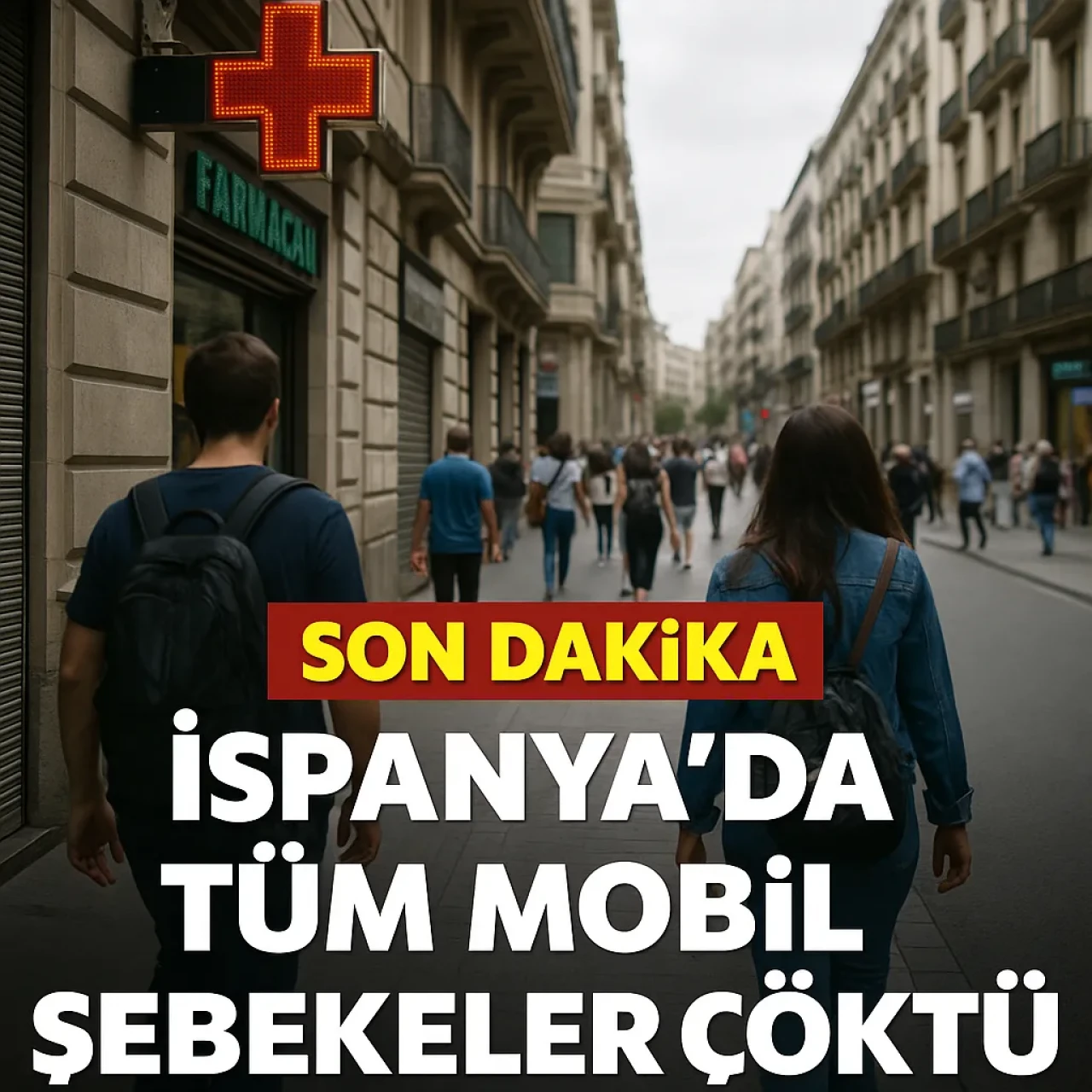İspanya’da Tüm Mobil Şebekeler Çöktü!