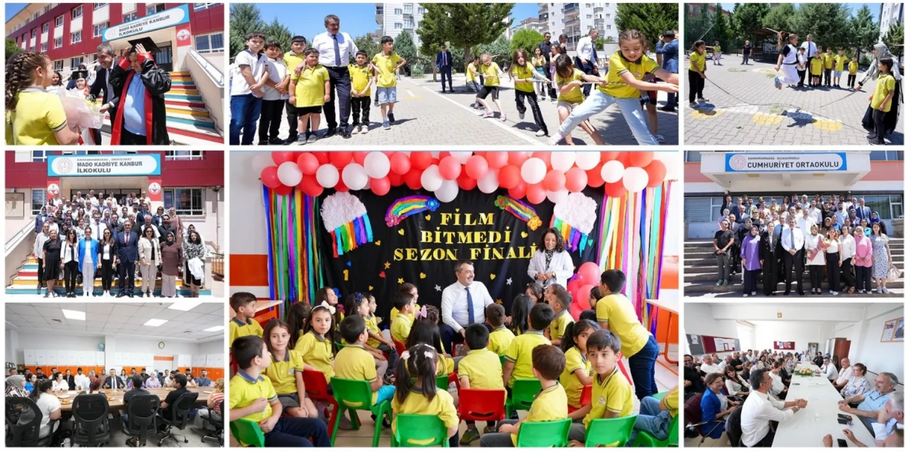 Bakan Tekin, Kahramanmaraş'ta okul ziyaretleri yaptı