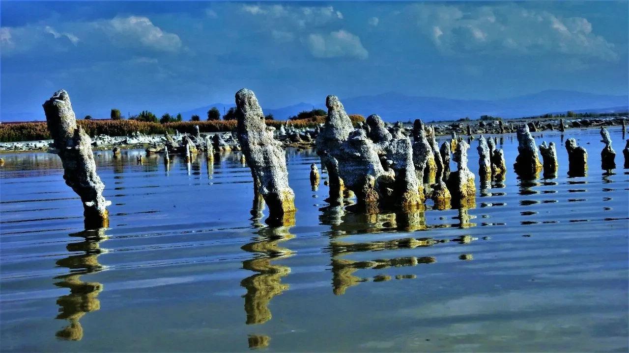 Sular çekilince esrarengiz mikrobiyalitler gözler önüne geldi: Van Gölü'nün sırrı!