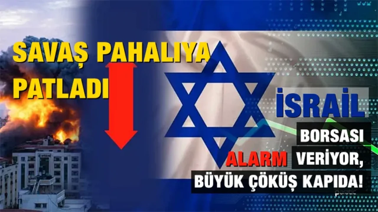 Savaş pahalıya patladı: İsrail borsası alarm veriyor, büyük çöküş kapıda!