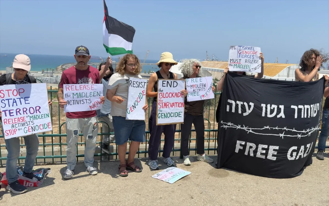 Gazze için Aşdod’da isyan: İsrailli aktivistlerden ablukaya tepki