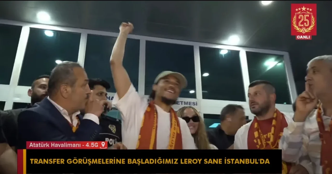 Sane İstanbul'a indi! İşte ilk sözleri