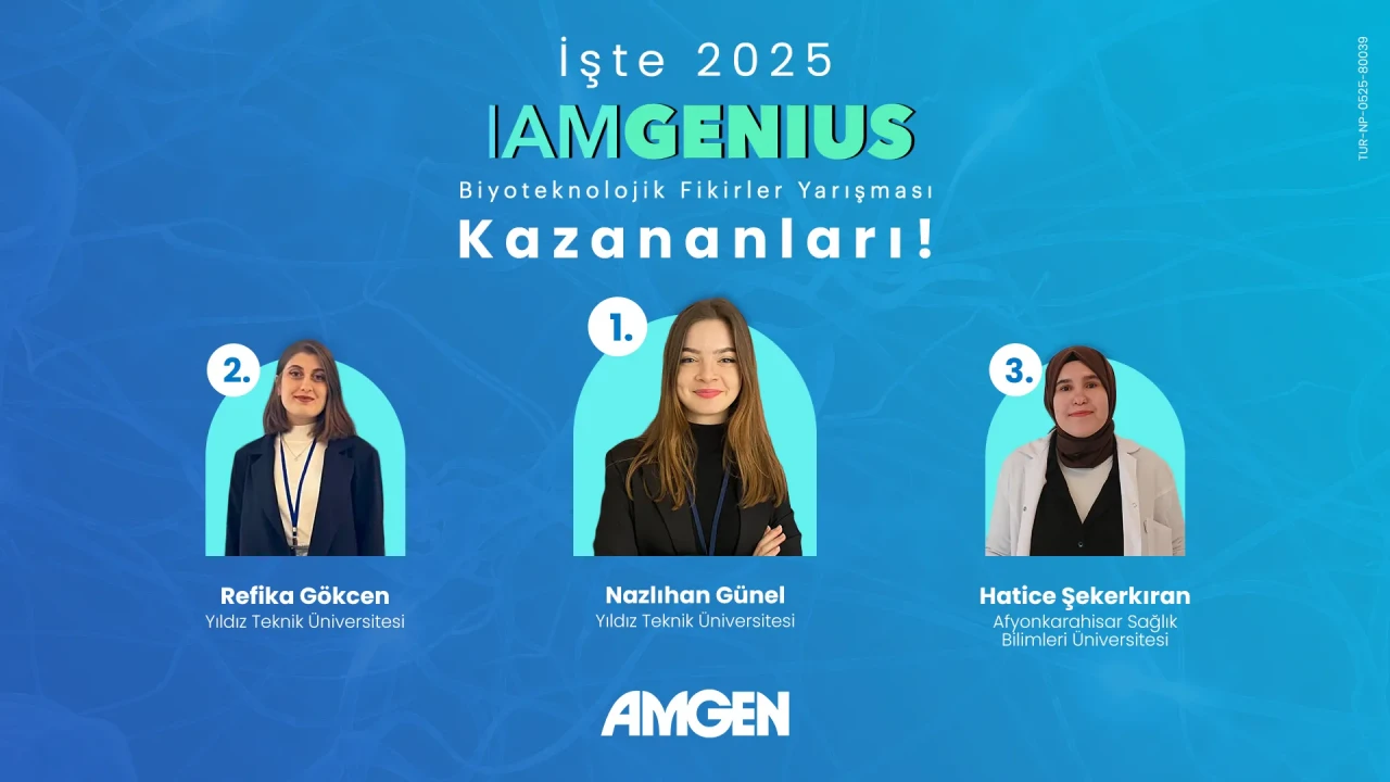 Amgen Türkiye'den geleceğin bilim insanlarına tam destek! Kazananlar belli oldu