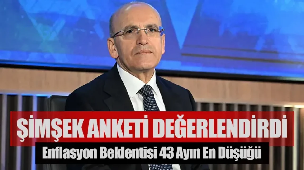 Enflasyon beklentisi 43 ayın en düşüğü