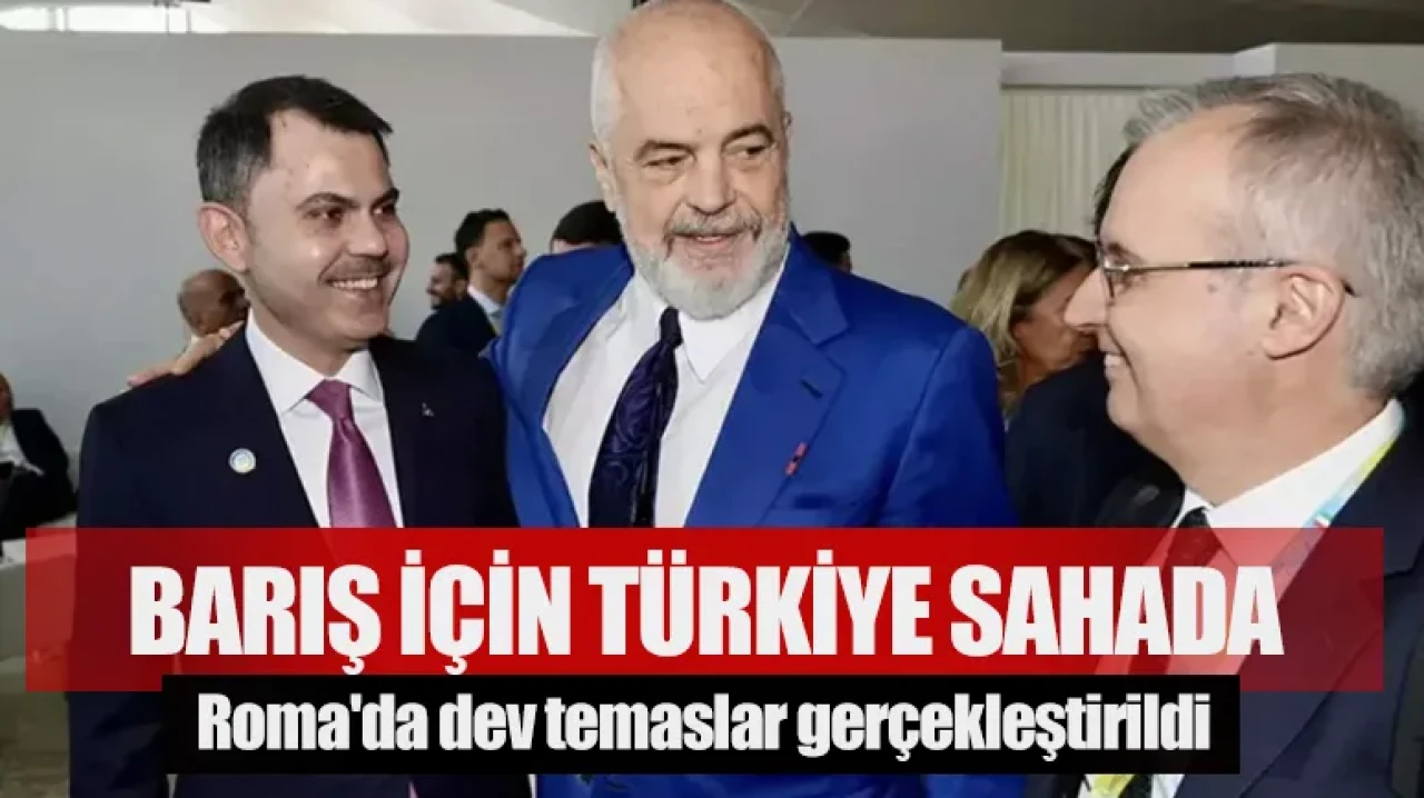 Bakan Murat Kurum Roma’da Dev Temaslar Gerçekleştirdi