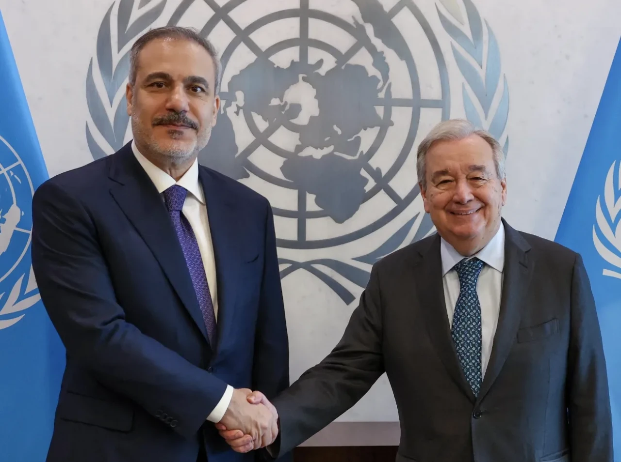 Bakan Fidan BM Genel Sekreteri Guterres ile görüştü