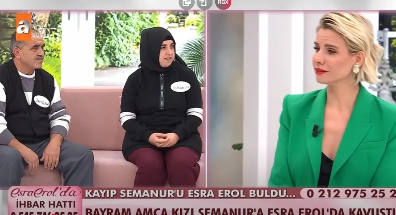 Esra Erol'da şok anlar! Evden kaçan Semanur öyle şeyler anlattı ki...