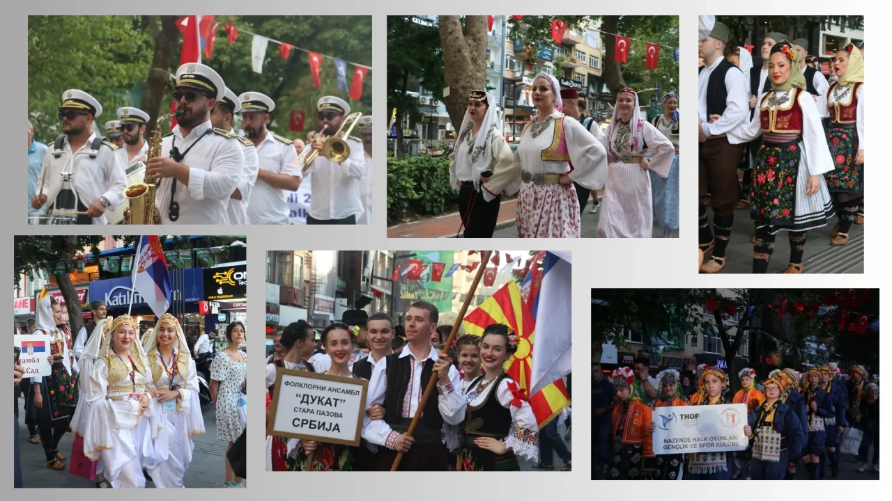 Kocaeli'de Balkan rüzgarı: 7 ülkeden 300 dansçı Halk Oyunları Festivali'nde buluştu