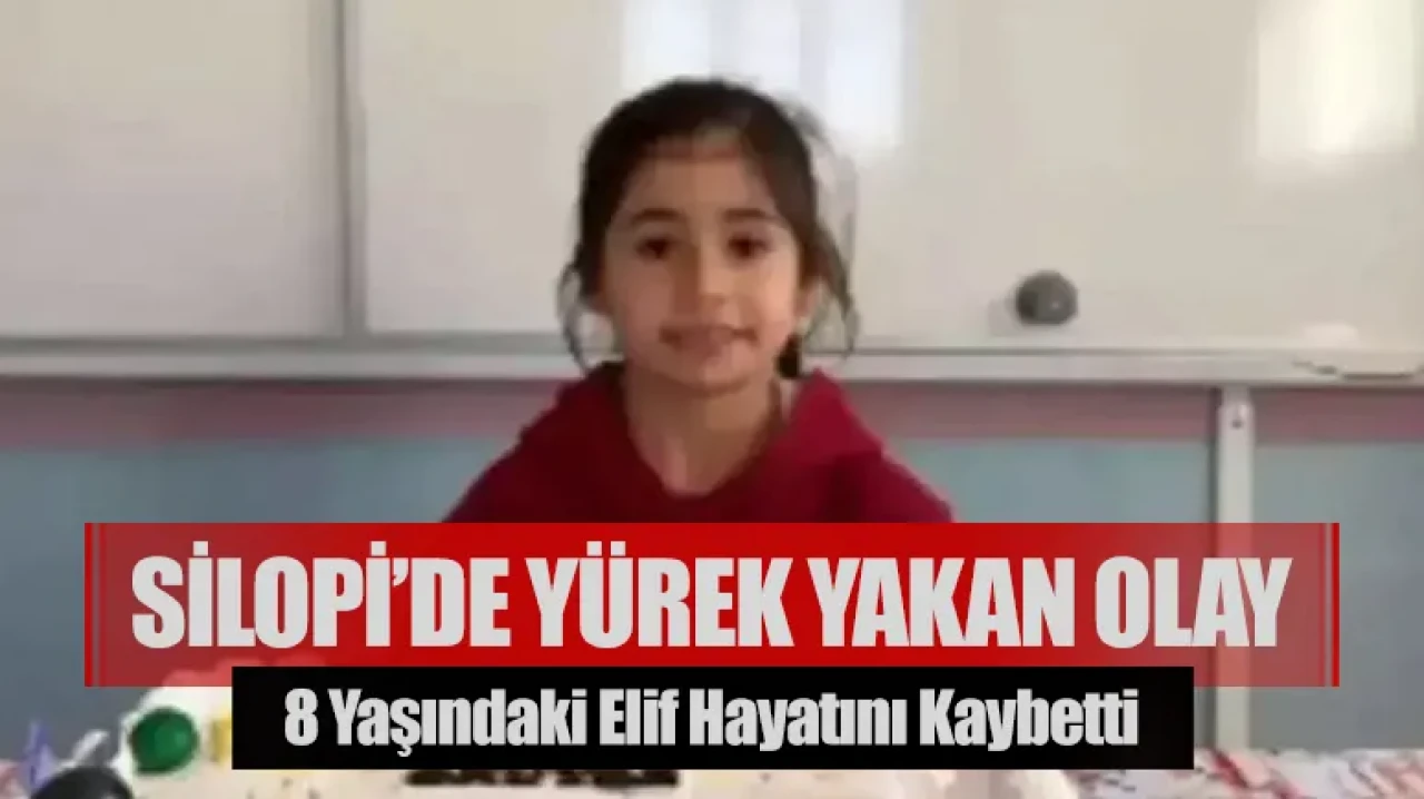 Silopi’de yürek yakan olay: 8 yaşındaki Elif hayatını kaybetti