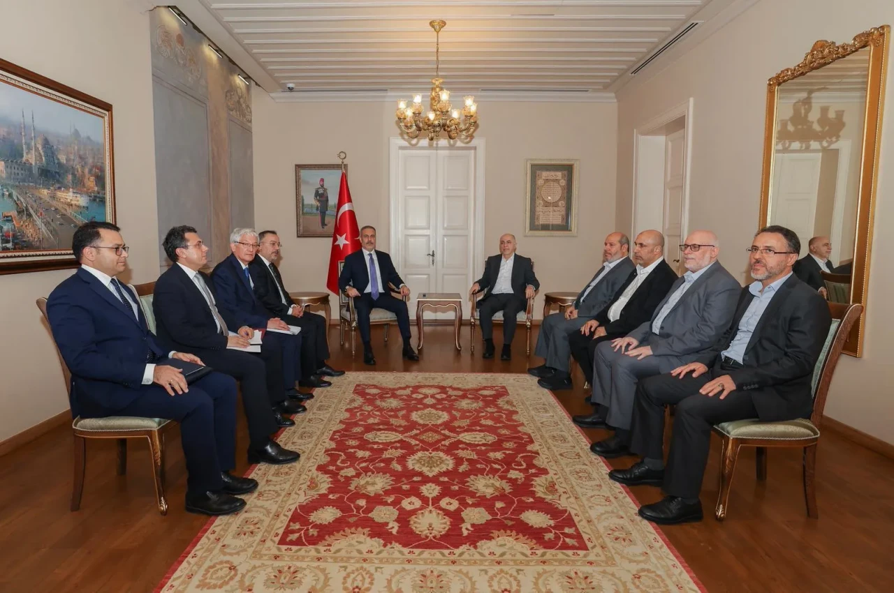 Bakan Fidan Hamas heyetiyle bir araya geldi