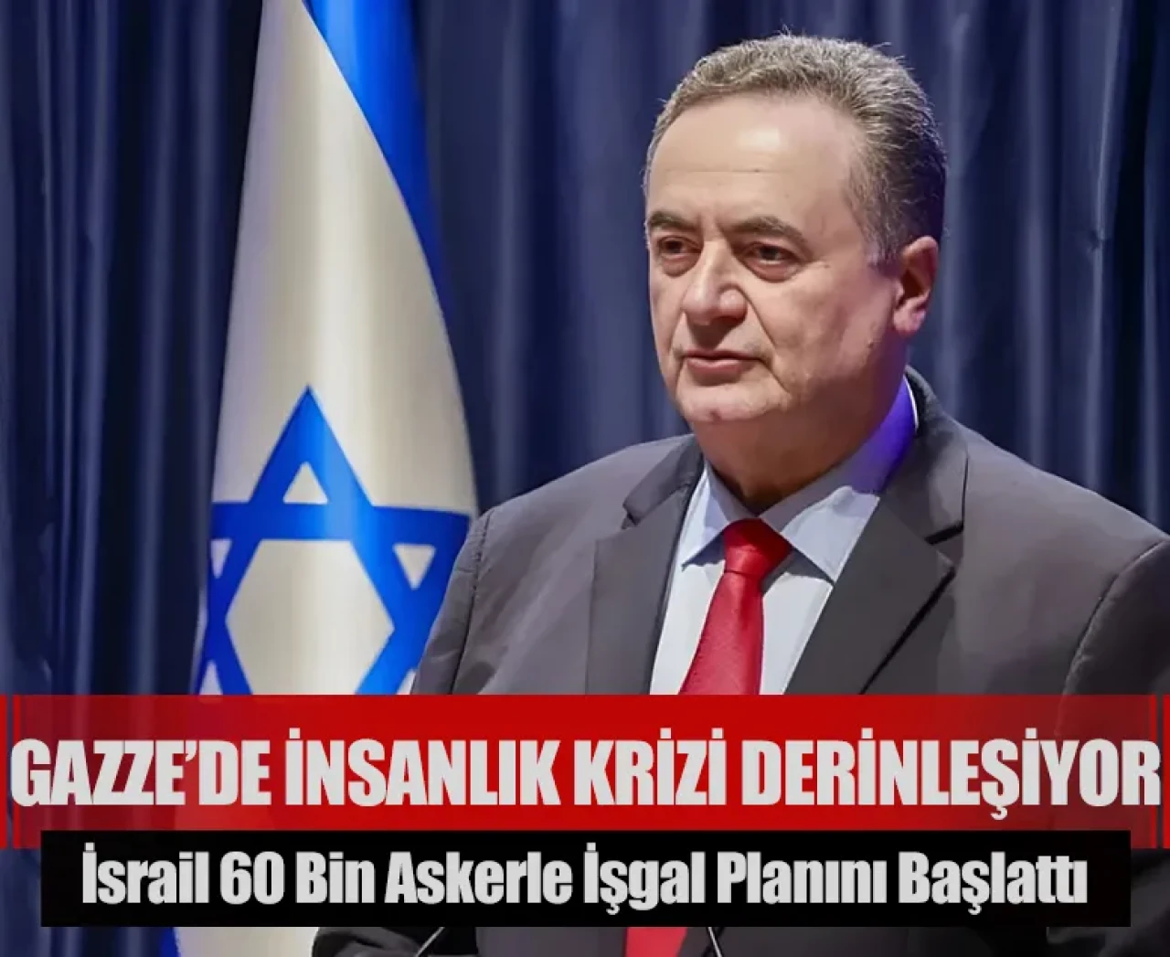 Gazze’de insanlık krizi derinleşiyor : İsrail 60 bin askerle işgal planını başlattı