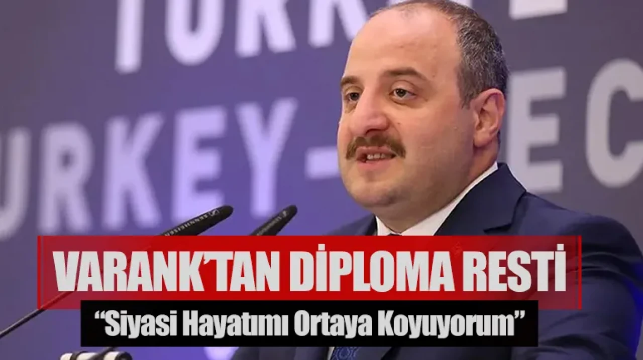 Mustafa Varank’tan diploma iddiasına rest: “Siyasi hayatımı ortaya koyuyorum”