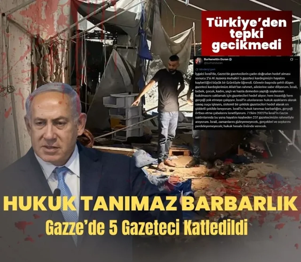 Gazze’de 5 gazeteci katledildi: İsrail basını susturmak mı istiyor?