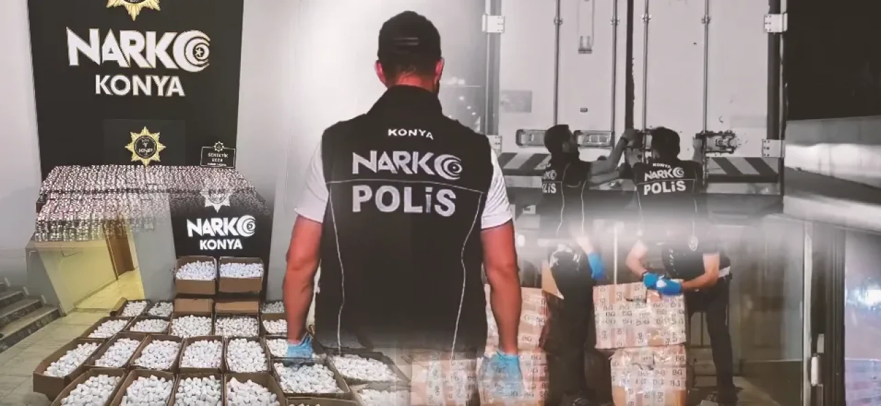 Konya’da zehir tacirlerine büyük darbe!
