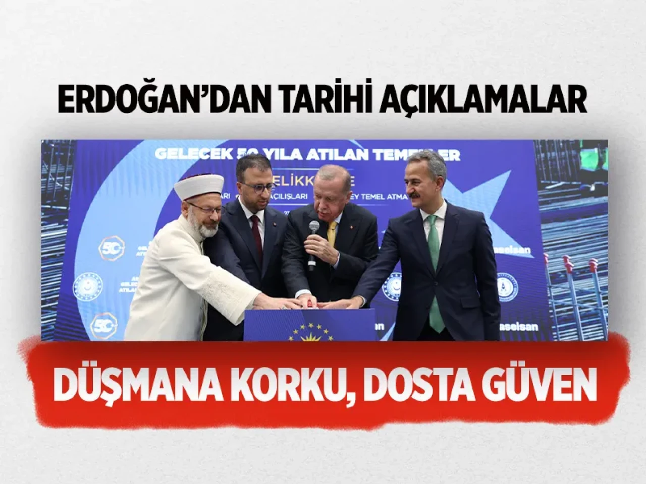Cumhurbaşkanı Erdoğan duyurdu: Çelik Kubbe ile hava savunmasında devrim başlıyor