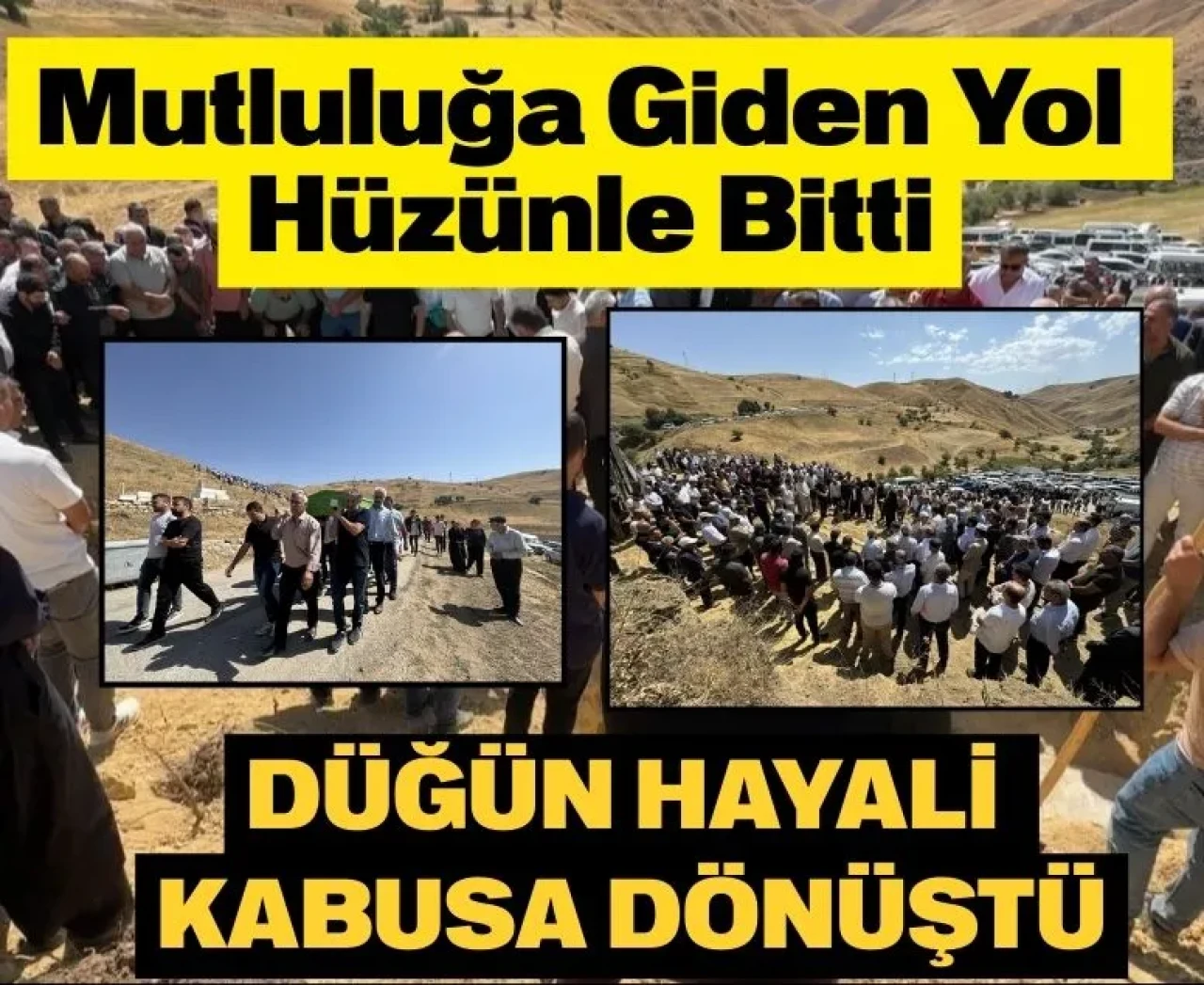 Mutluluğa giden yol hüzünle bitti: Düğün yolunda feci kaza!