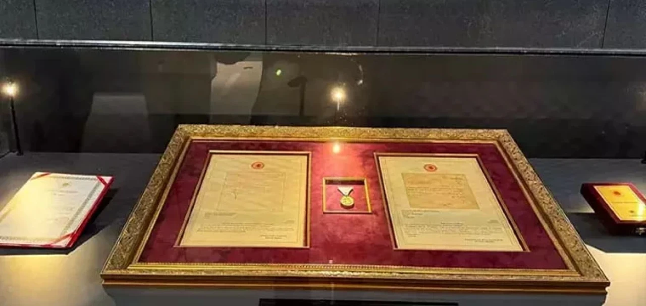 Samsun’un 101 yıl sonra kavuştuğu İstiklal Madalyası müzede
