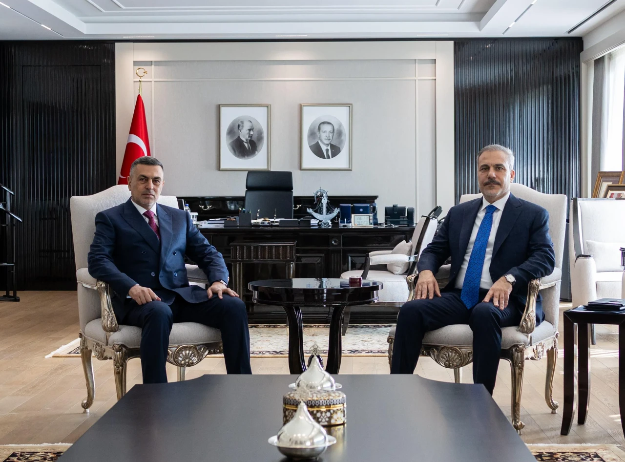 Bakan Fidan Basra Valisi Eydani’yi kabul etti